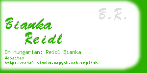 bianka reidl business card